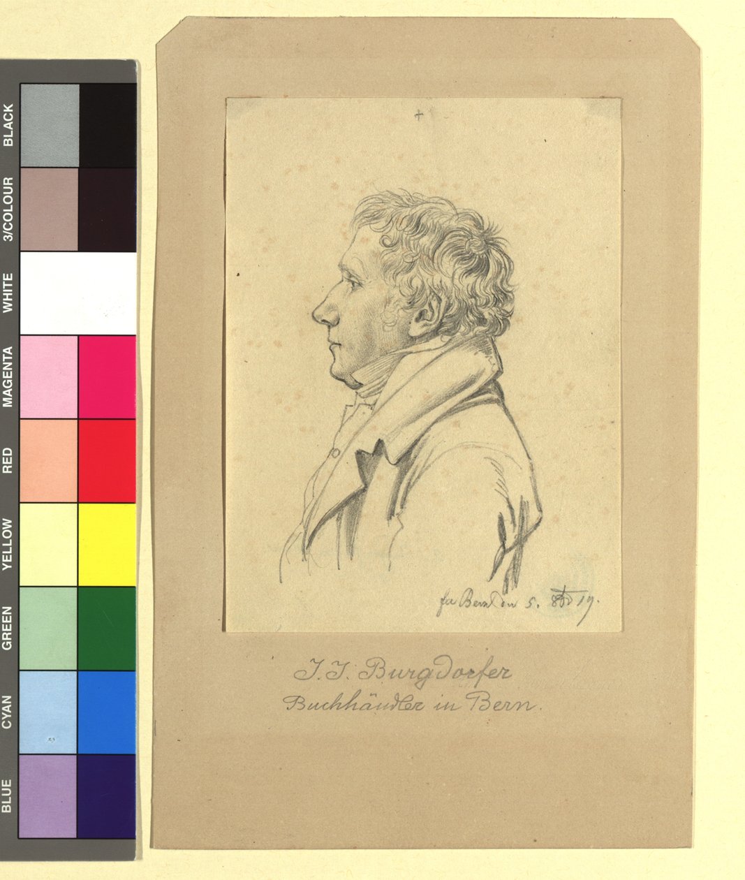 J. J. Burgdorfer, bokhandlare i Bern av Johann Adam Klein