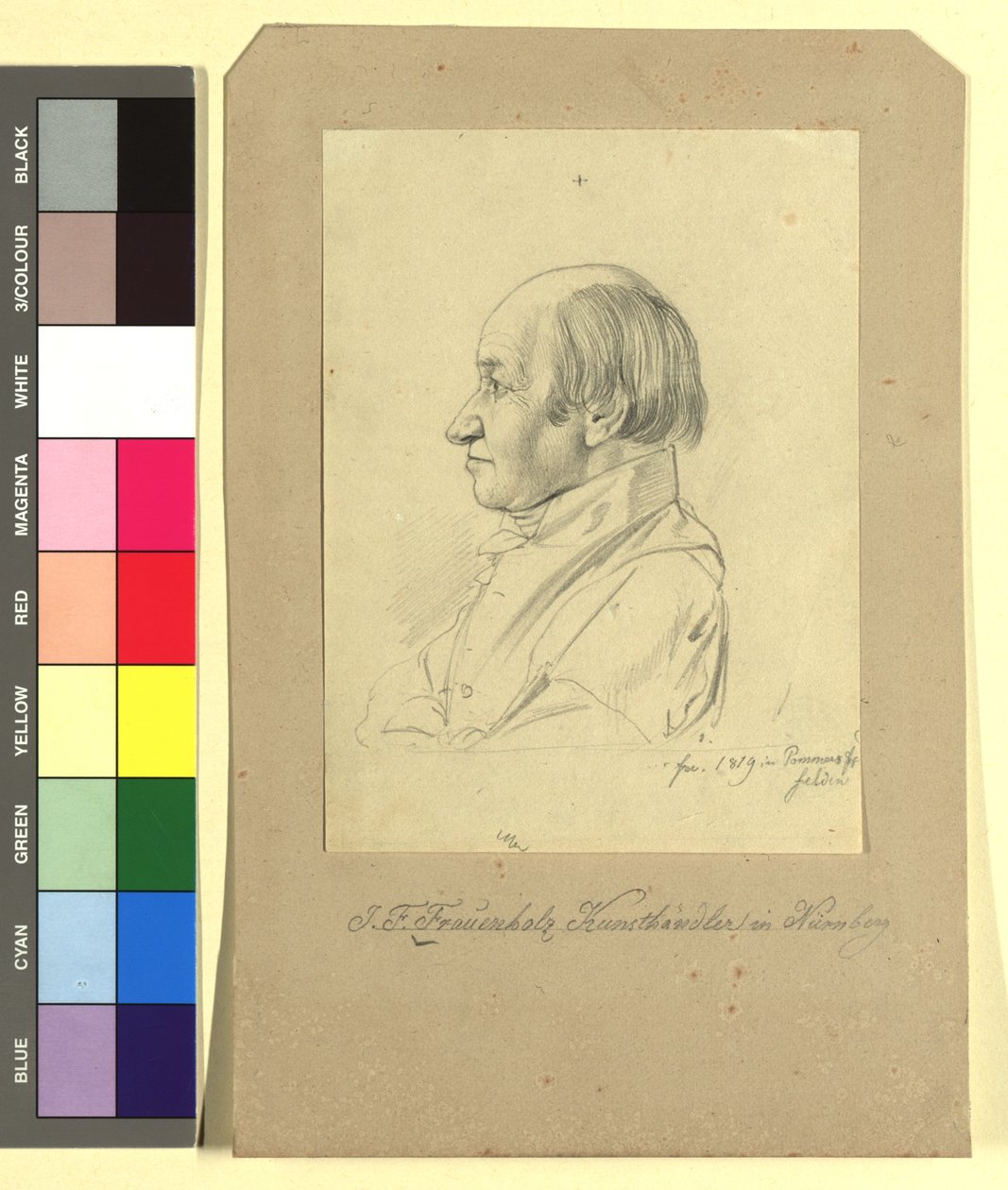 Johann Friedrich Frauenholz (1758–1822), konsthandlare i Nürnberg av Johann Adam Klein