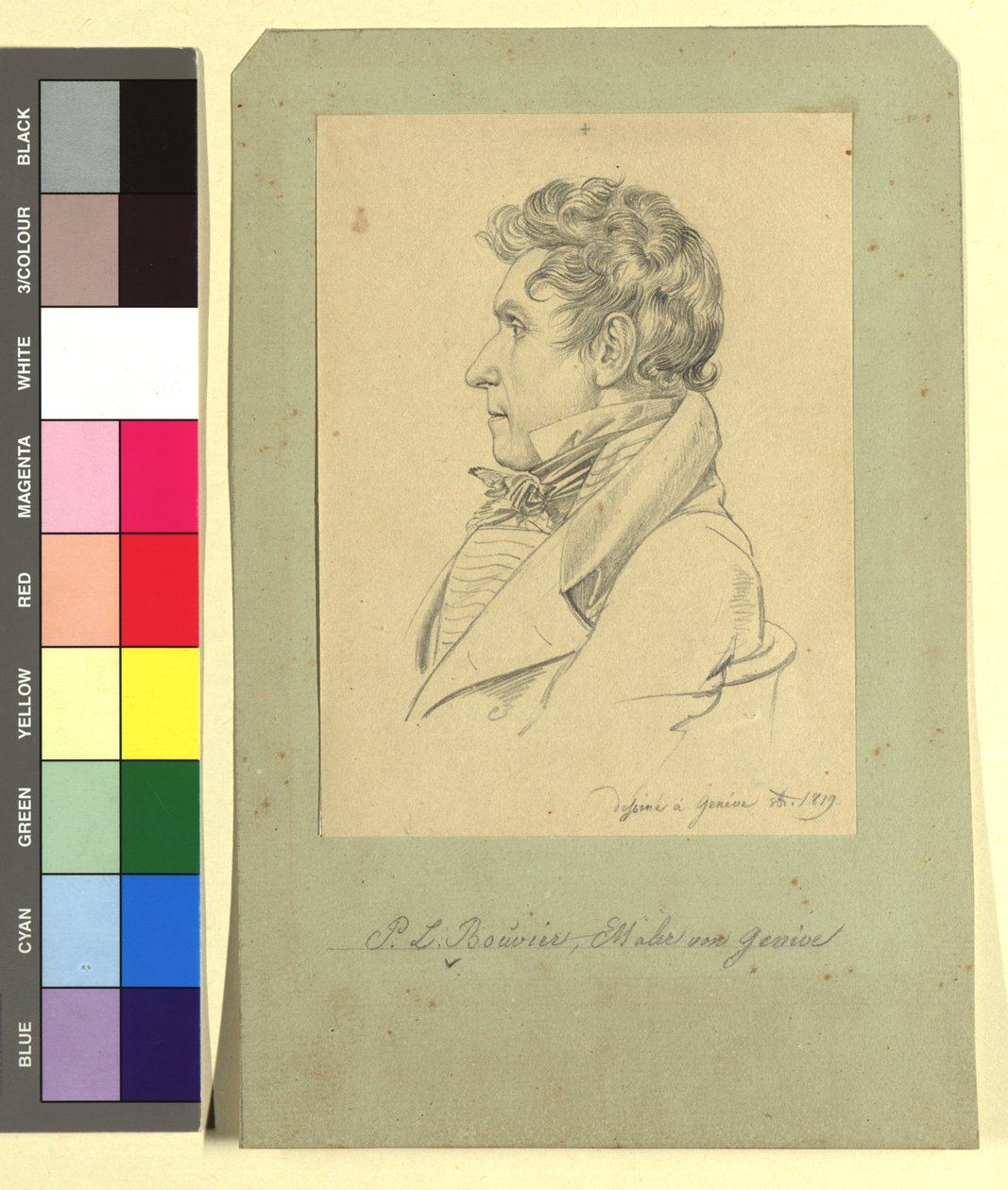 Pierre Louis Bouvier (1766–1836), porträttmålare av Johann Adam Klein