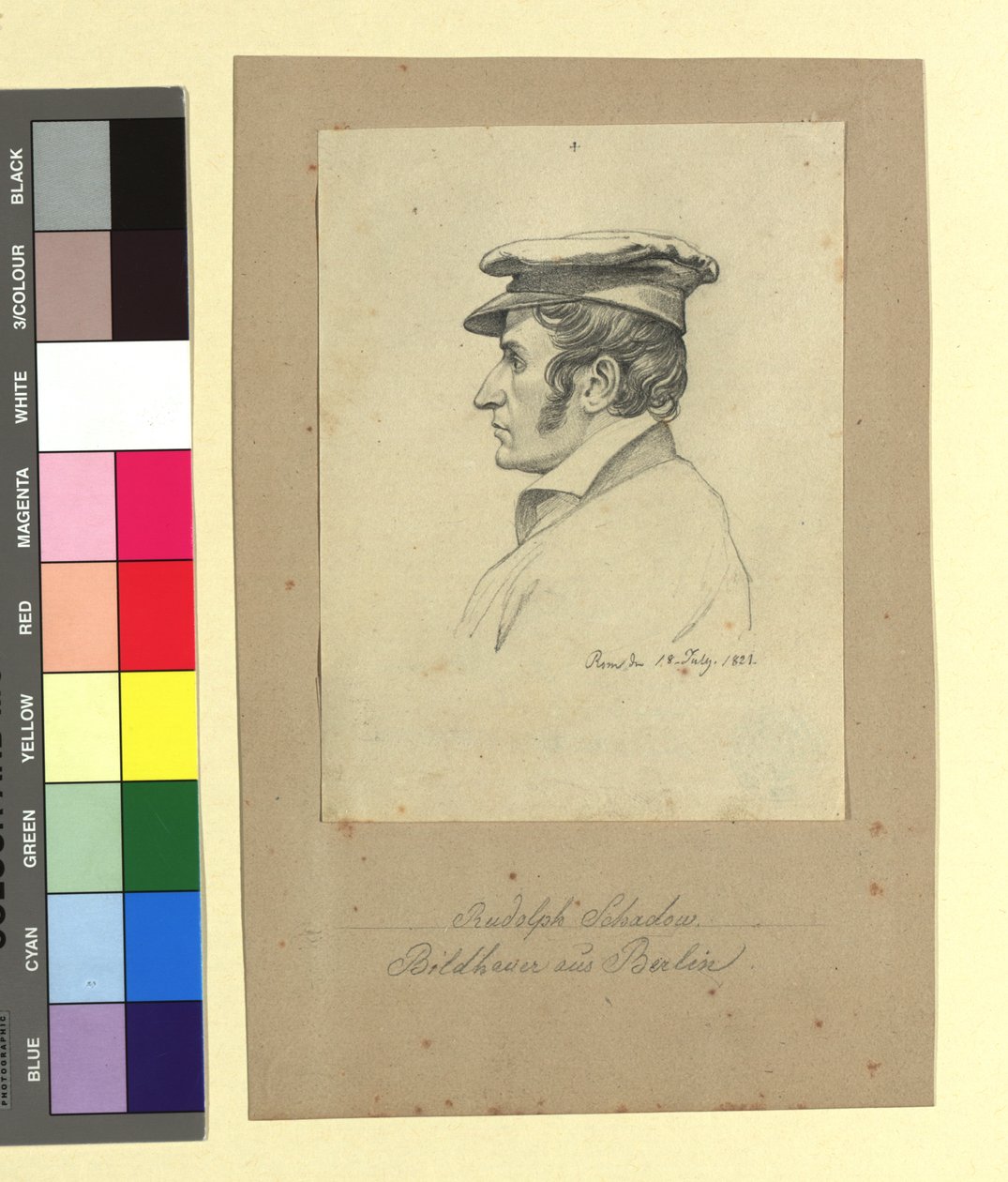 Rudolf Schadow (1786–1822), skulptör av Johann Adam Klein
