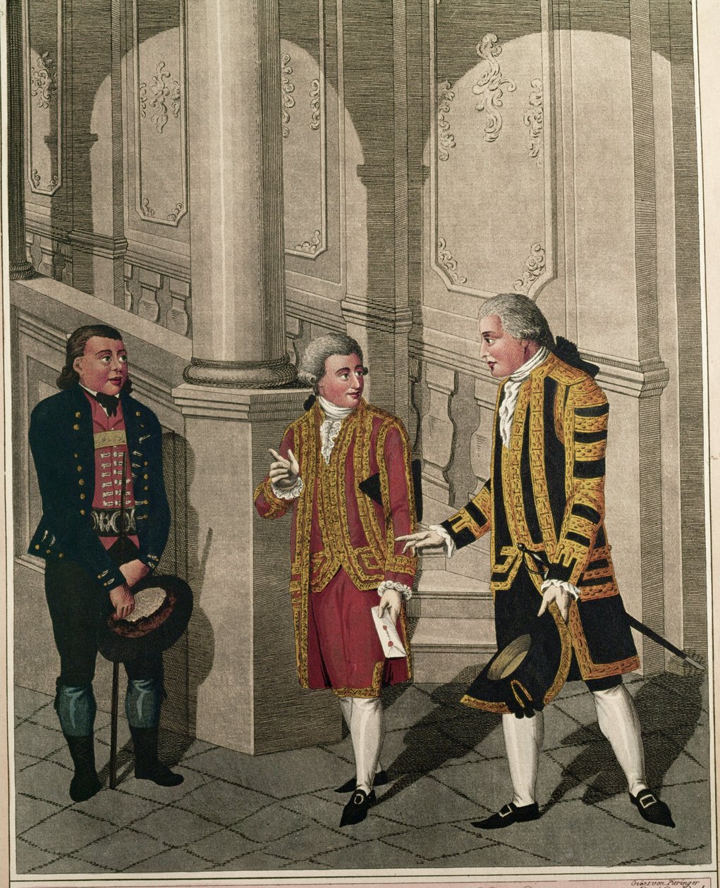 En ung bondpojke i stan... av Johann Adolph Opitz
