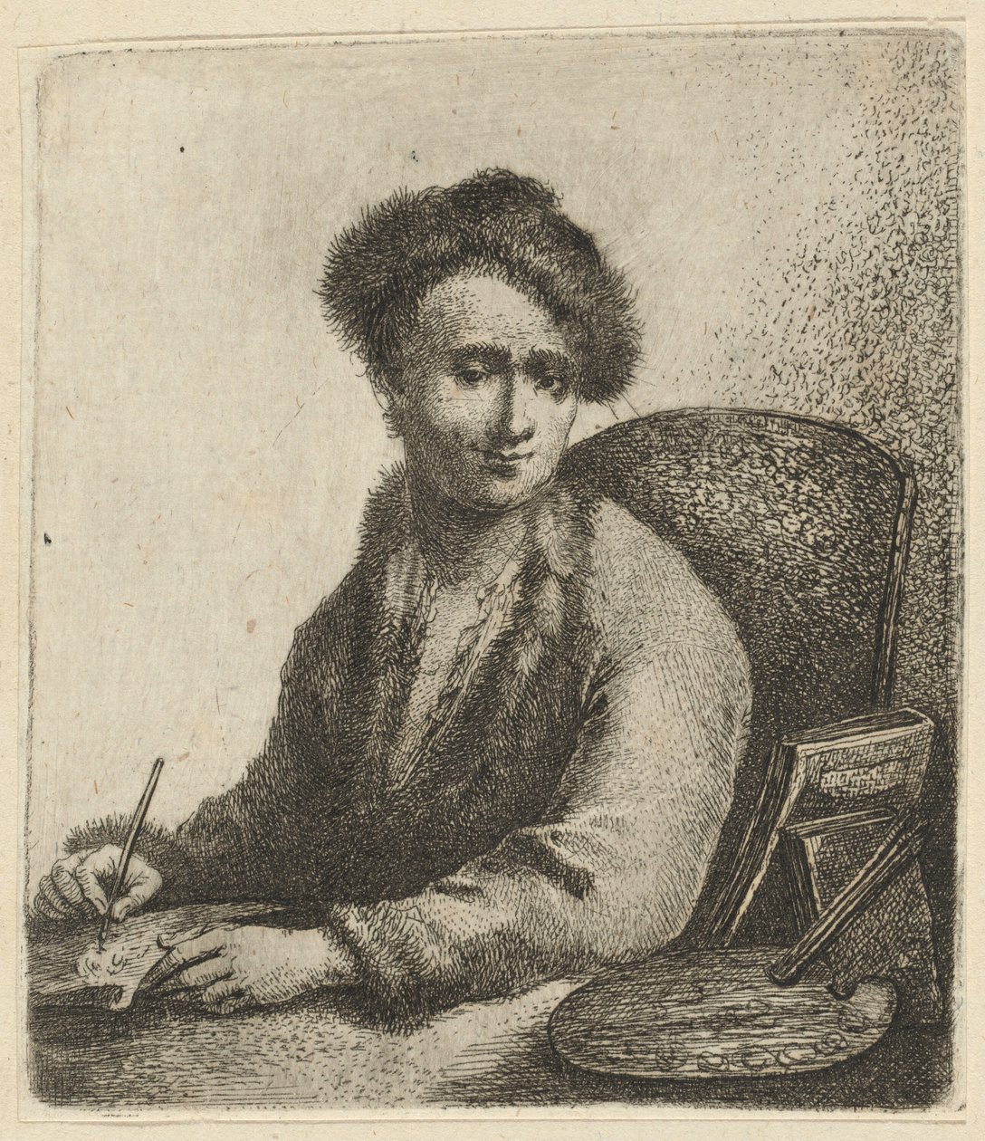 Självporträtt av Johann Andreas Benjamin Nothnagel
