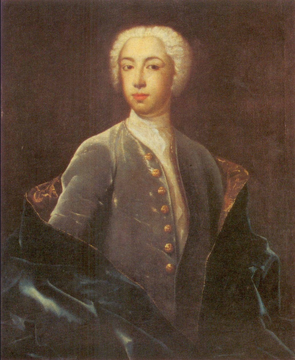 Porträtt av Fedor Osterman (1723-1804) av Johann Balthasar Frankart