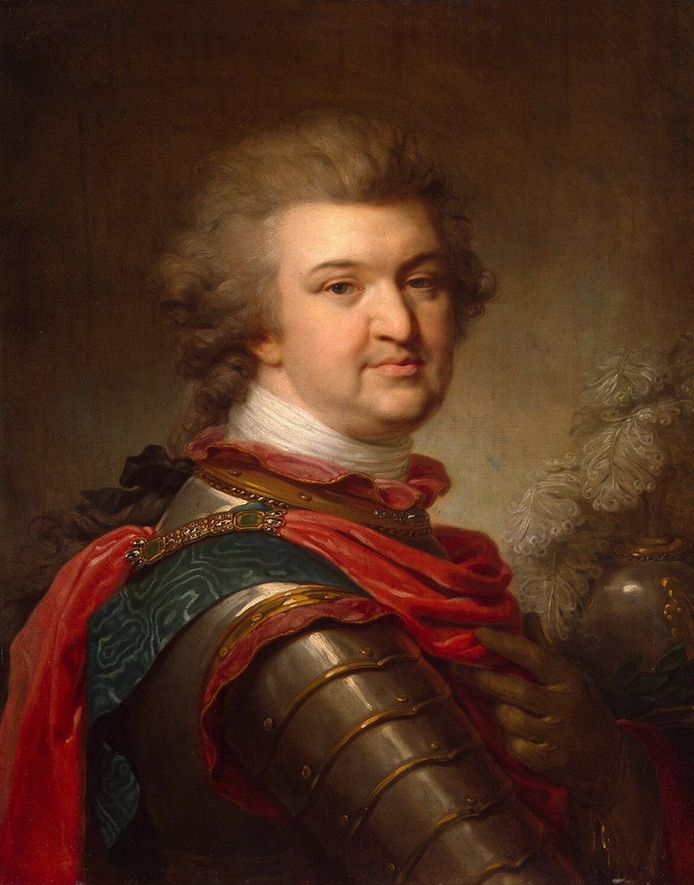 Porträtt av prins Grigori Potemkin, ca 1790 av Johann Baptist Edler von Lampi