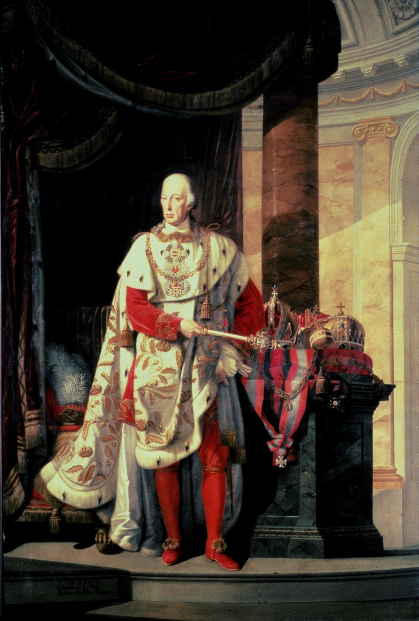 Kejsar Frans I av Österrike, 1800-talet av Johann Baptist Hoechle