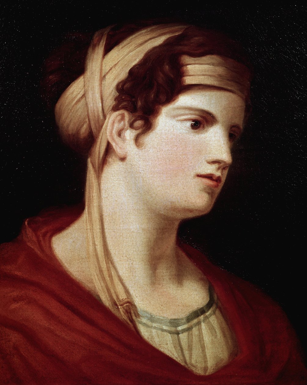 Porträtt av grevinnan Therese Brunswick. Grevinnan som inspirerade Ludwig van Beethoven (1770-1827) till månskenssonaten, Opus 27 nummer 2. Målning av Giovanni Battista (1751-1830), olja på duk, tidigt 1800-tal. Beethovens födelseplats, Bonn (Tyskland) av Johann Baptist I Lampi
