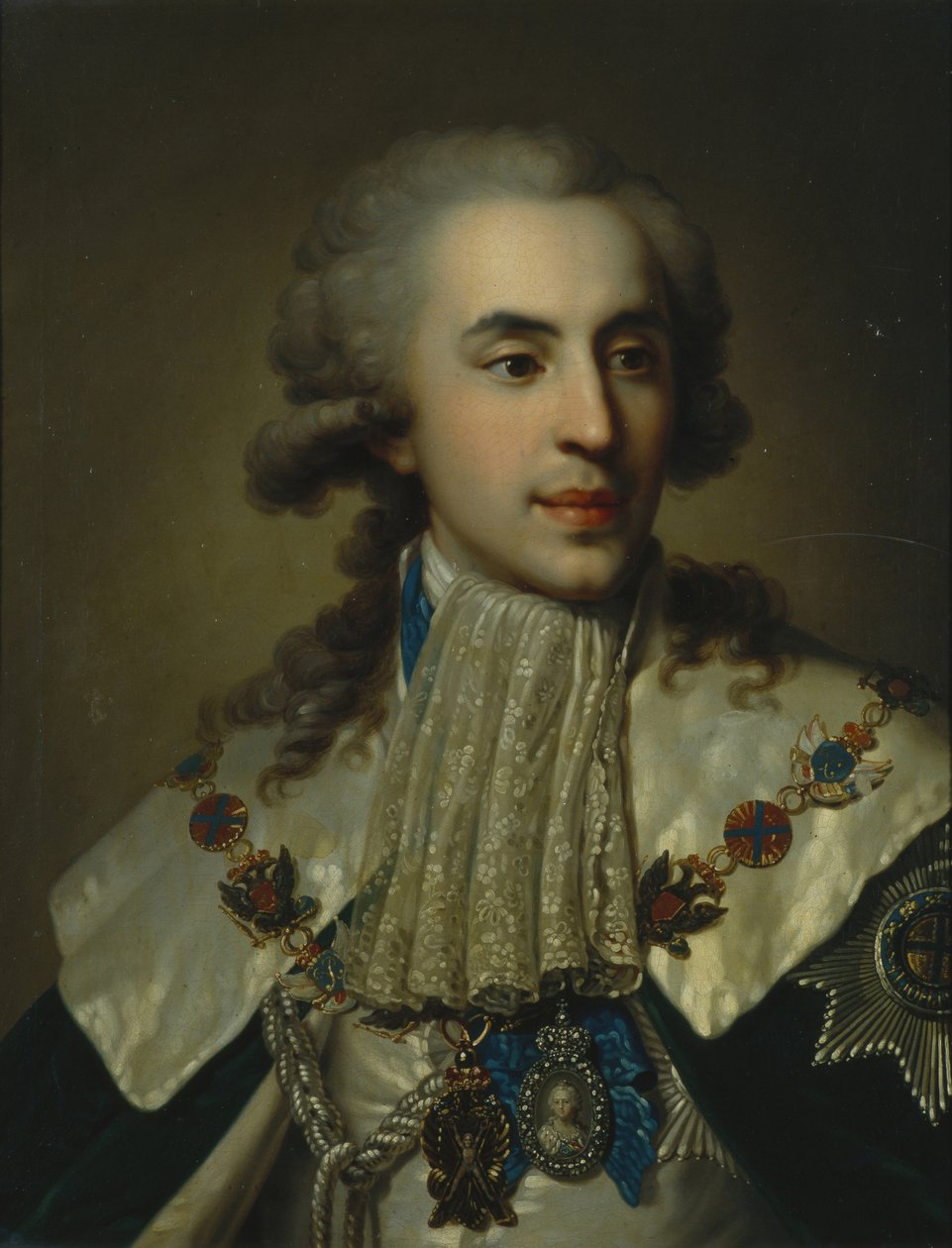 Porträtt av prins Platon Zubov 1767-1822, 1793 av Johann Baptist von Lampi the Elder