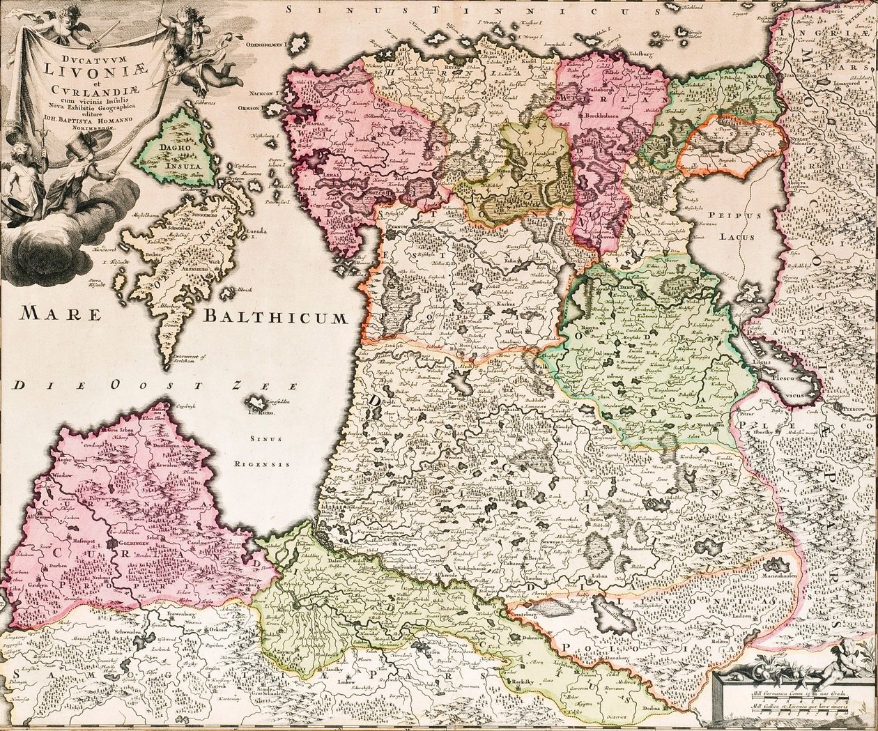 Från Östersjön av Johann Baptista Homann
