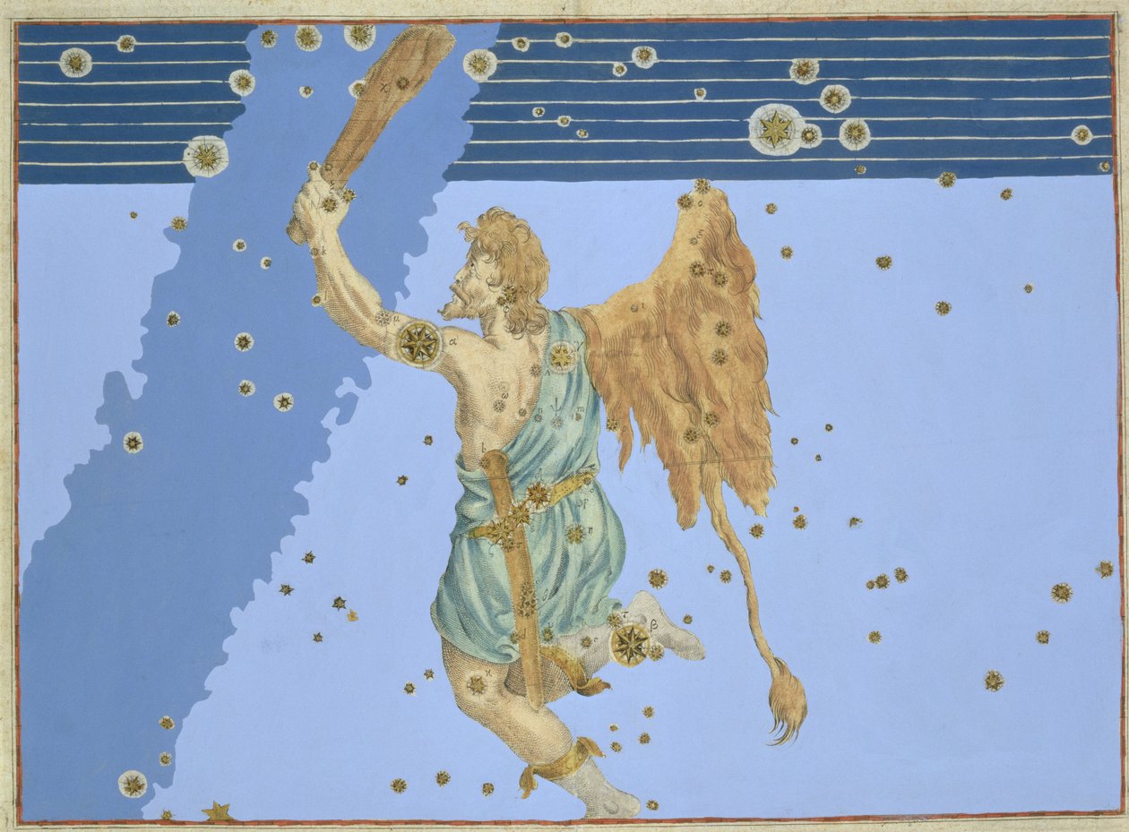 Stjärnbilden Orion, från 