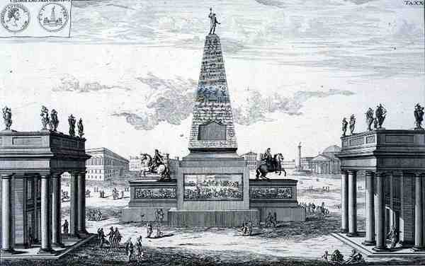 Obelisk tillägnad Marcus Aurelius Antoninus (161-80) och Lucius Aurelius Verus (161-69), Grekland, från 