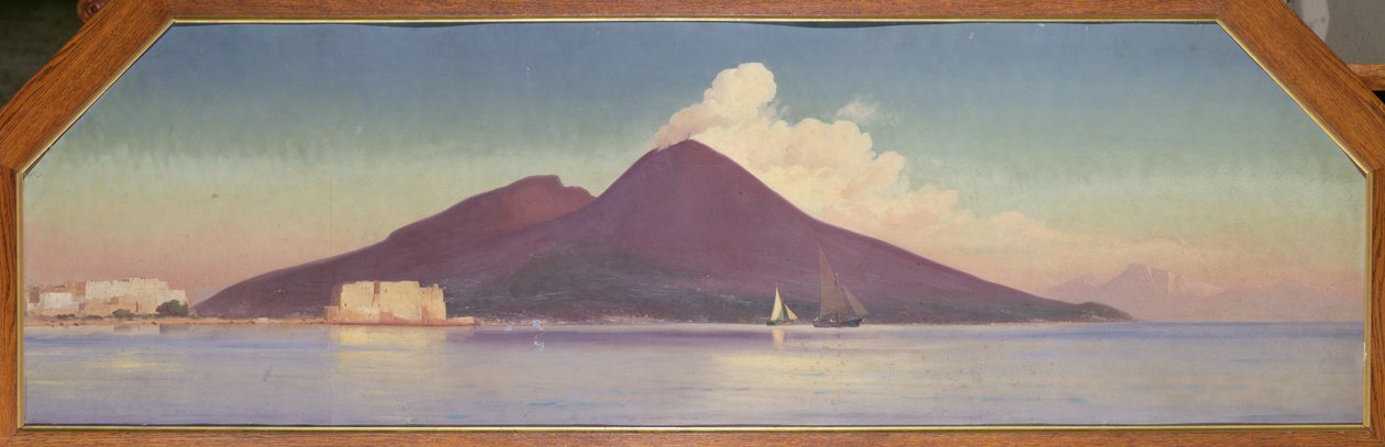 Vesuvius, Neapel (olja på duk) av Johann Carl Neumann