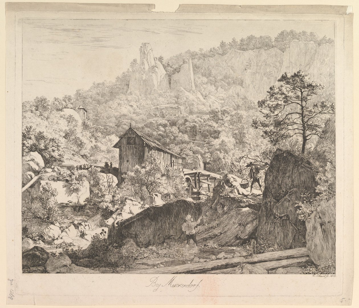 Runt Muckendorf, 1818. av Johann Christian Erhard
