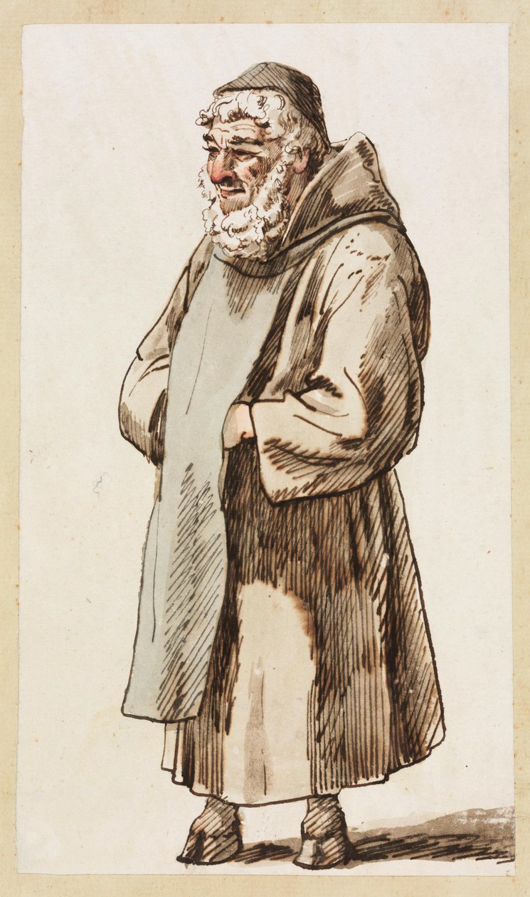 Eremiten på Monte Epomeo på ön Ischia av Johann Christian Reinhart