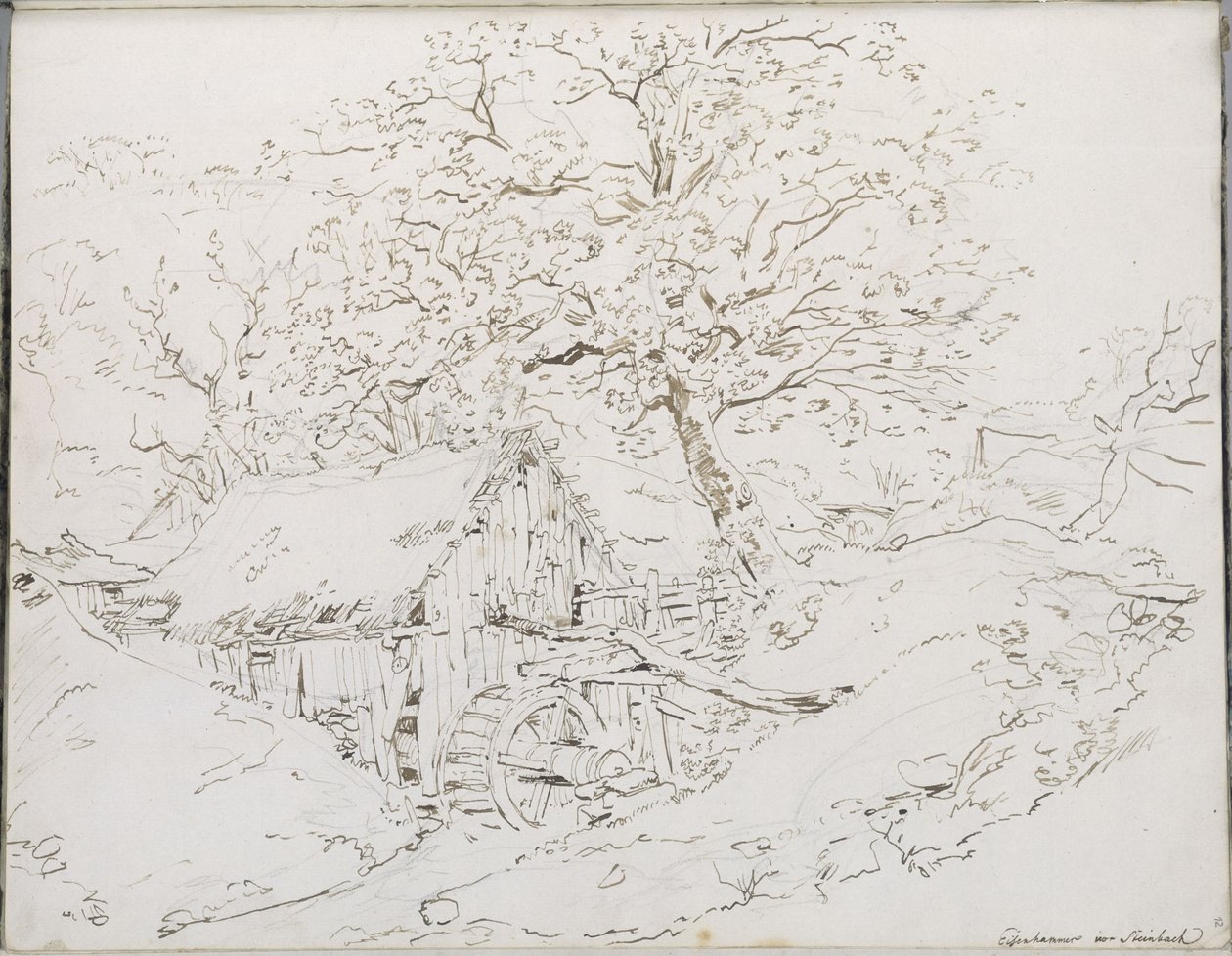 Järnhammaren i Steinbach av Johann Christian Reinhart