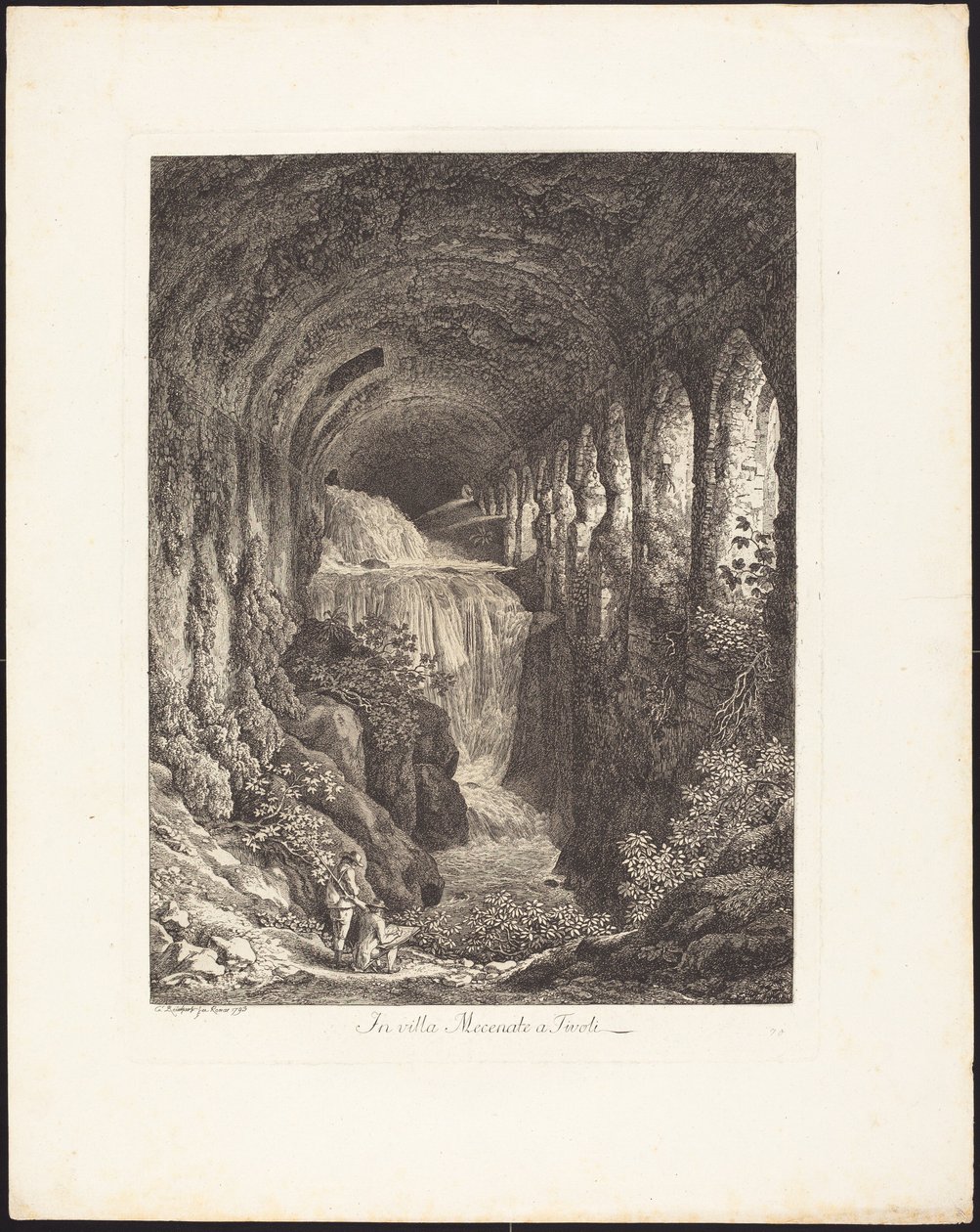 I Villa Mecenate av Johann Christian Reinhart