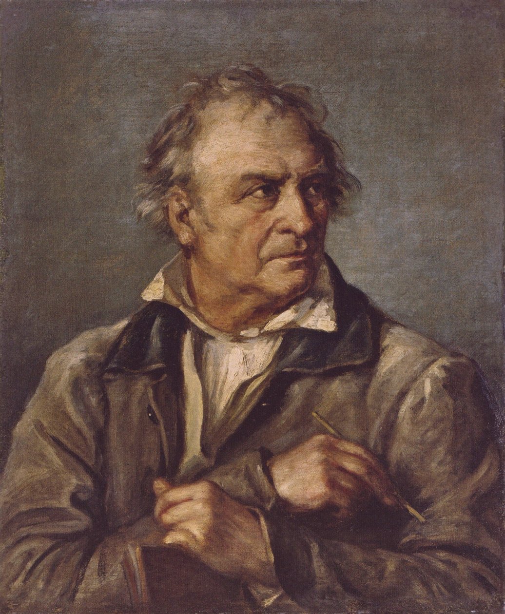 J C Reinhart av Eduard von Heuss färg av Johann Christian Reinhart