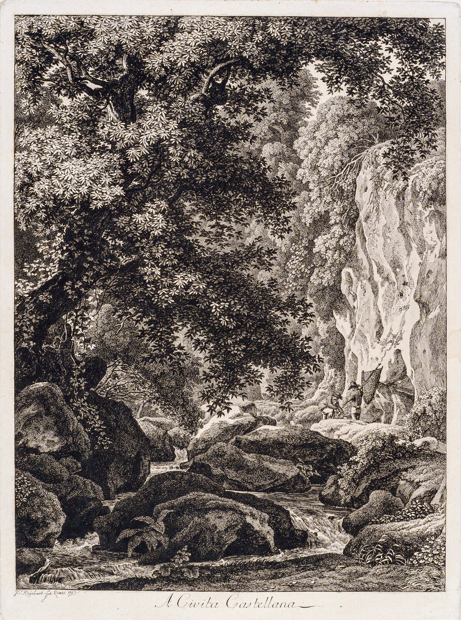 Johann Christian Reinhart A Civita Castellana 1793 av Johann Christian Reinhart