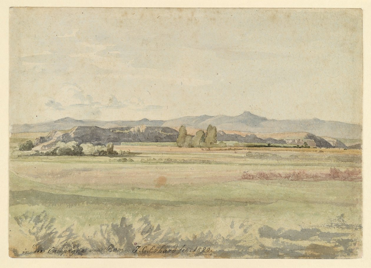 Landskap i Campagnan av Johann Christoph Erhard