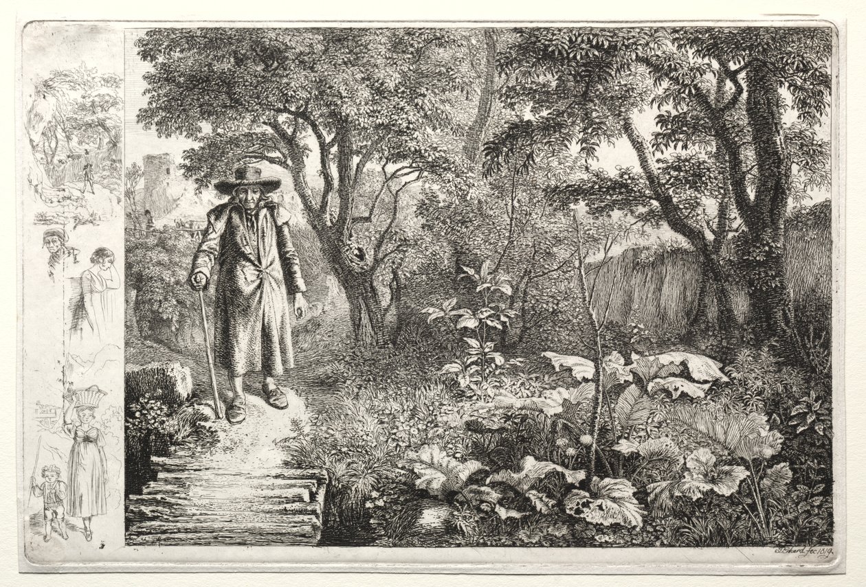Gubben före stockbron av Johann Christoph Erhard