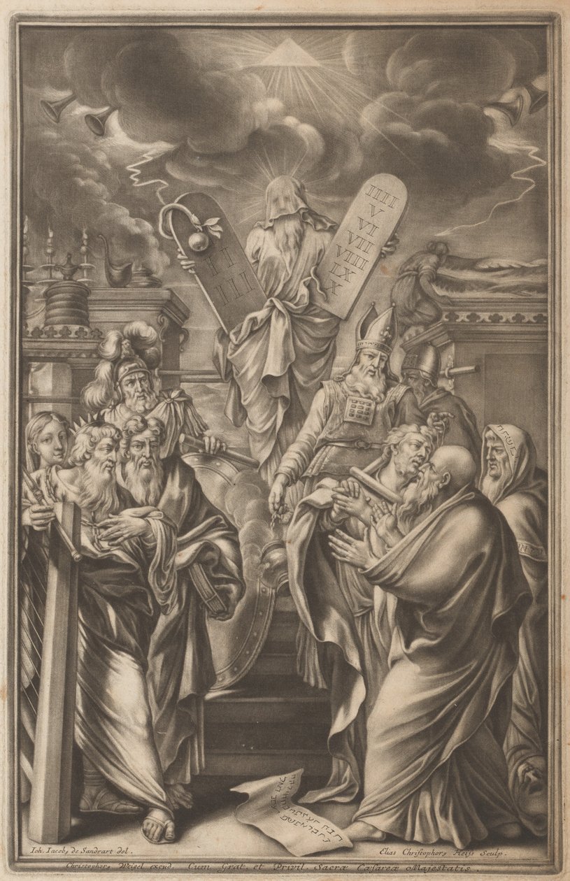 Ectypa Bible (bildbibel) av Johann Christoph Weigel