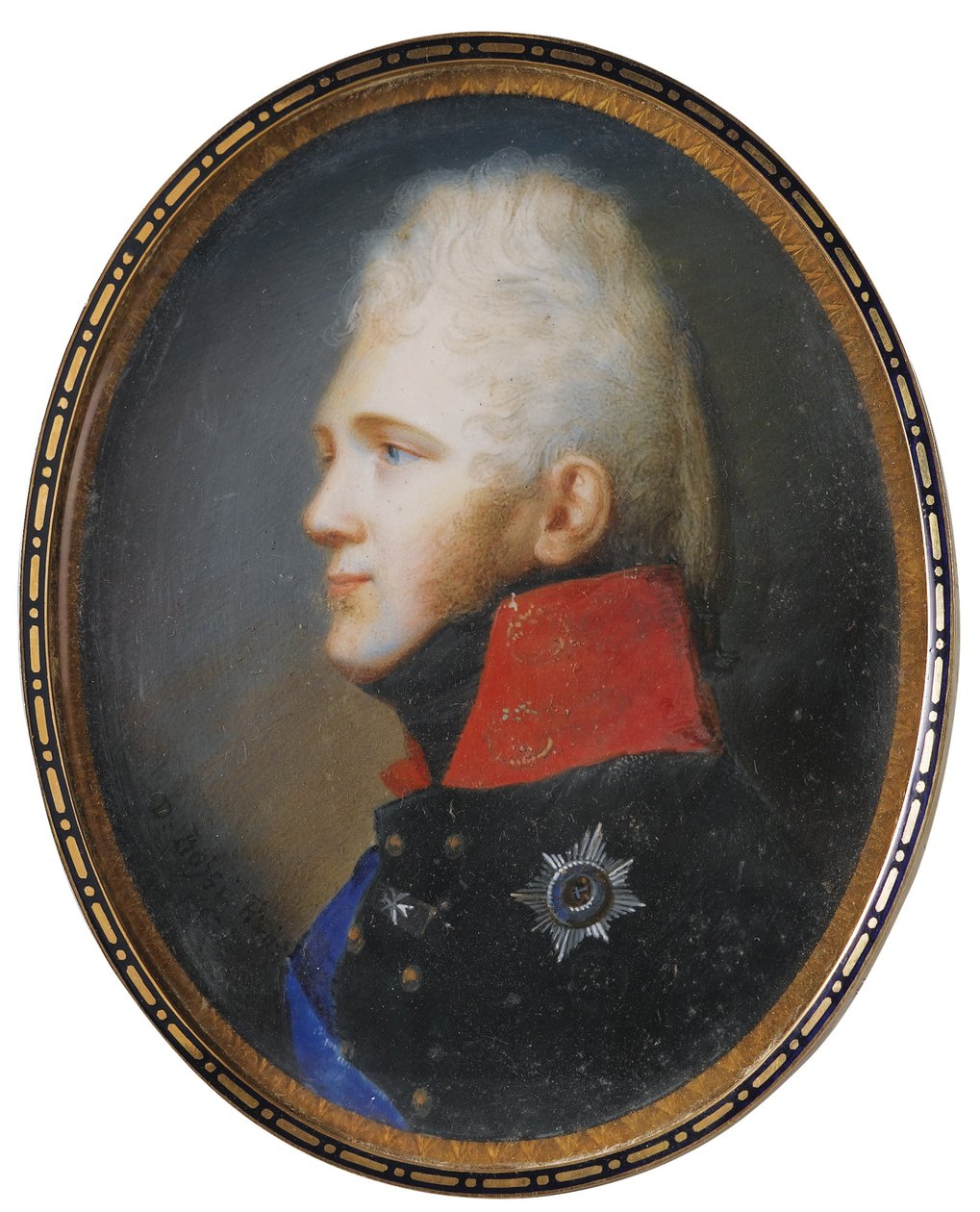 Porträtt av kejsar Alexander I 1777-1825, 1805 av Johann Dominik Bossi