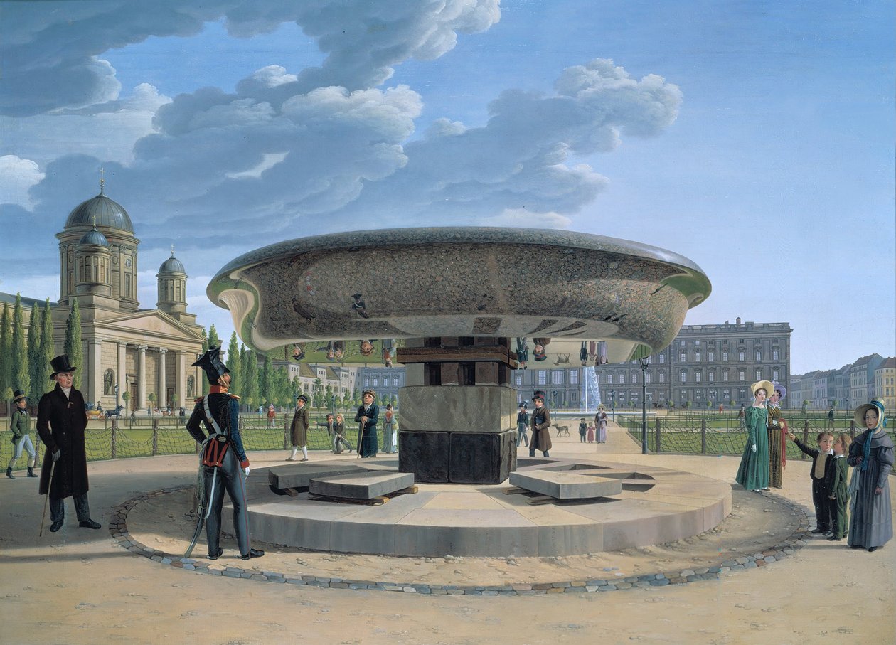 Granitfatet i Berlin Lustgarten, 1831 av Johann Erdmann Hummel