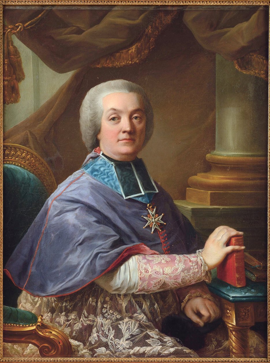 Armand de Roquelaure - Jean-Armand (Jean Armand) de Bessuejouls Roquelaure (1721-1818), av Heinsius, Johann Ernst (1731-1794). Olja på duk av Johann Ernst Heinsius