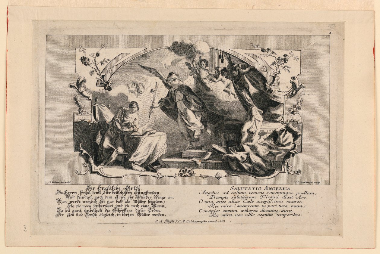 Änglahälsning av Johann Evangelist Holzer