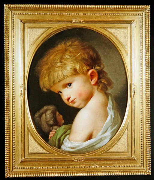 Ett porträtt av konstnärens dotter av Johann Friedrich August Tischbein