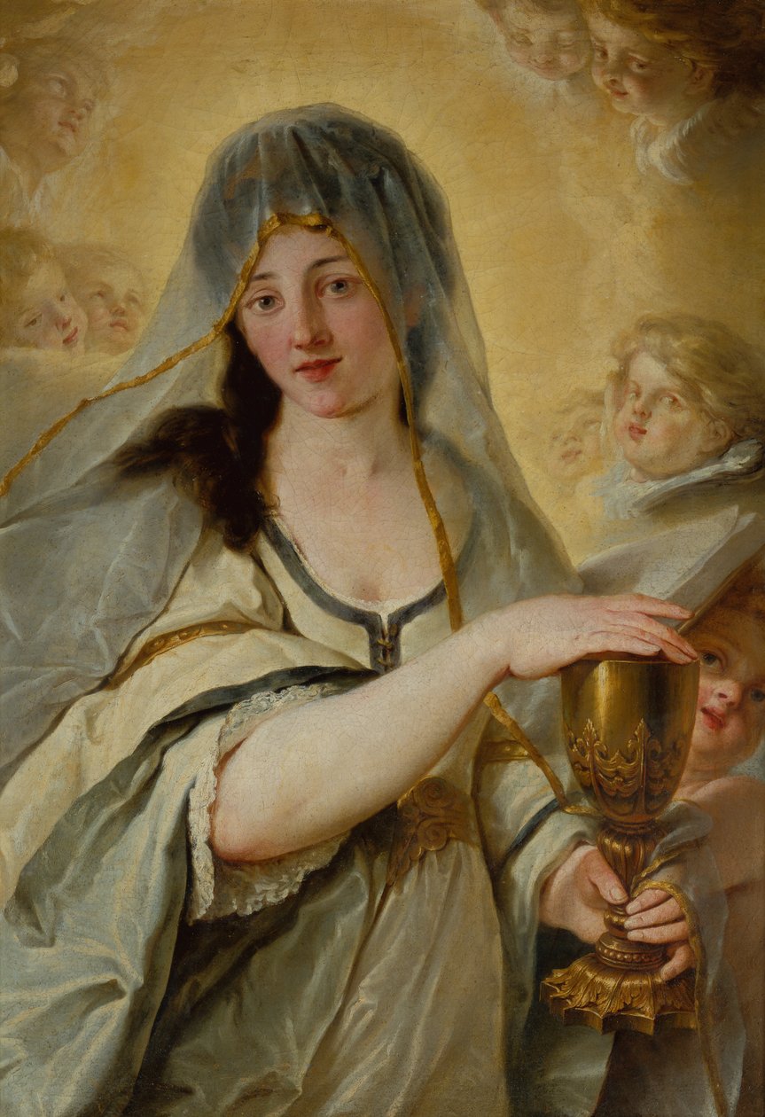 An Allegory of Faith (olja på duk) av Johann Friedrich August Tischbein