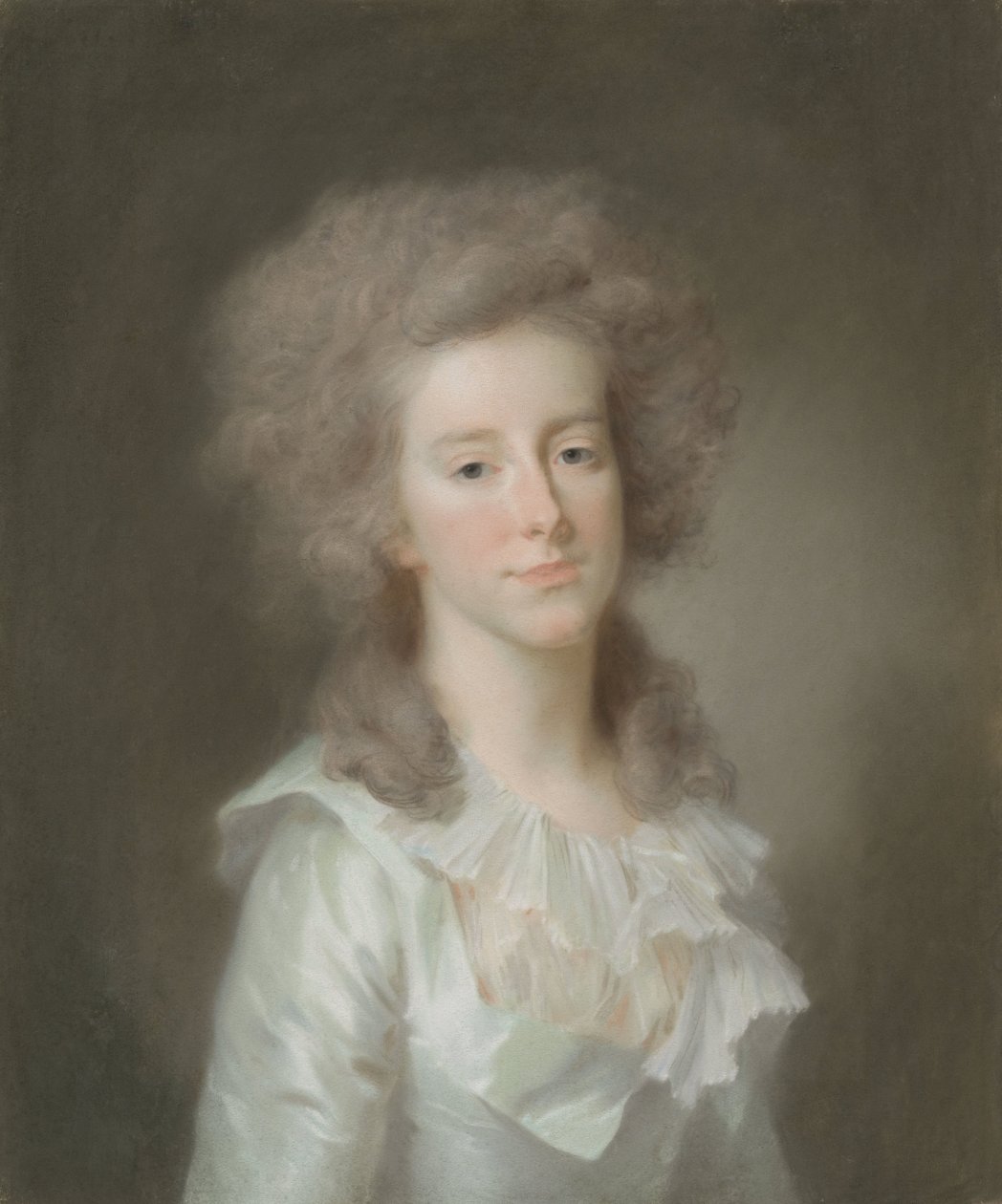 Frederica Louisa Wilhelmina (Louise; 1770-1819), prinsessa av Orange-Nassau. Dotter till prins Willem V, hustru till Carel George August, ärftlig prins av Brunswijk-Wolfenbüttel av Johann Friedrich August Tischbein