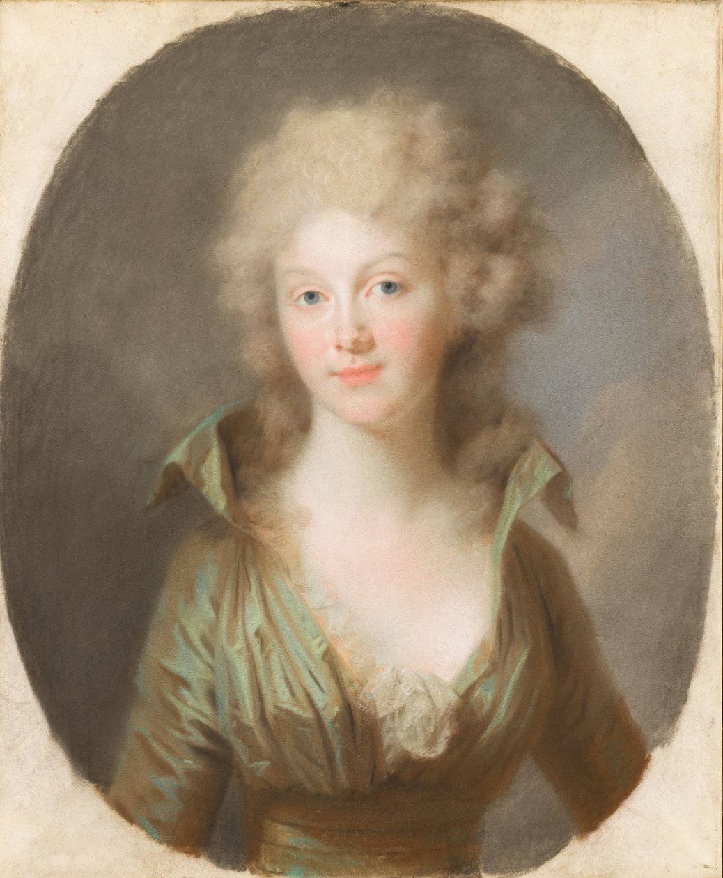 Friederike Luise Wilhelmine av Preussen 1774-1837, drottning av Nederländerna, ca. 1790. av Johann Friedrich August Tischbein