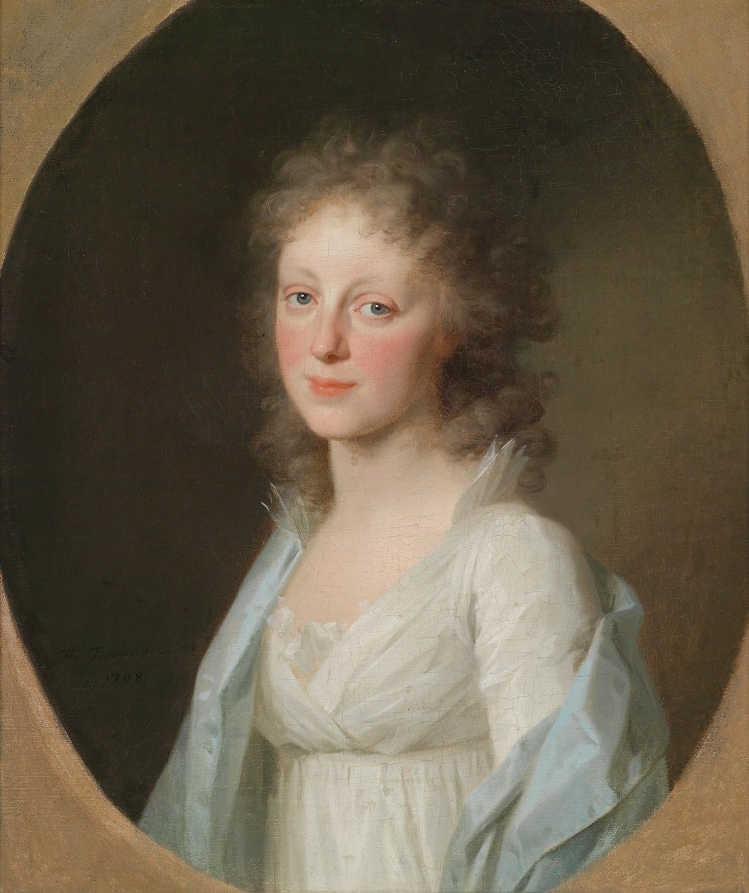 Johann Friedrich August Tischbein Porträtt av fru Loder av Johann Friedrich August Tischbein