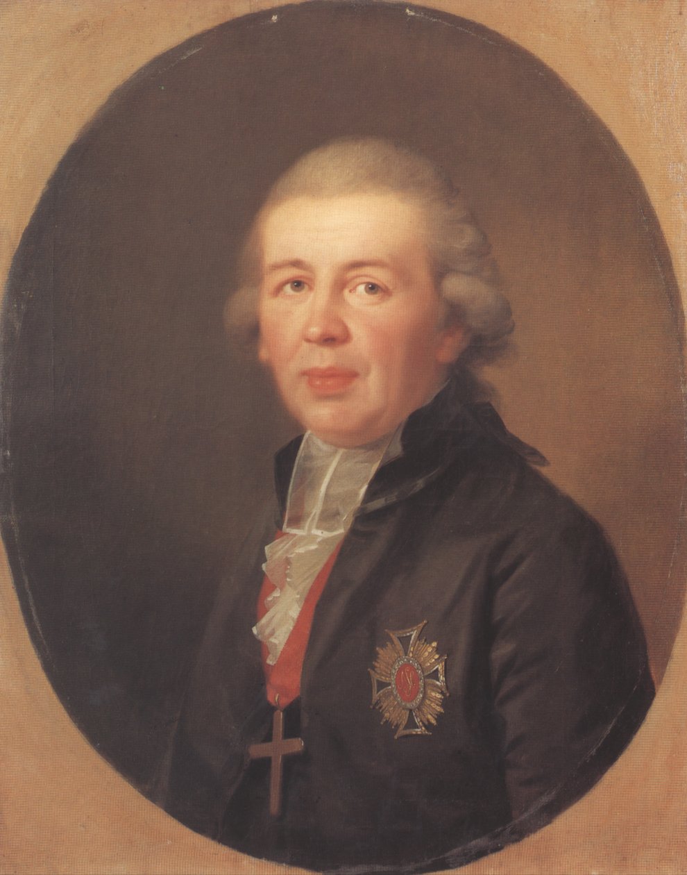 Karl Theodor von Dalberg, ärkebiskop och kurfurste av Mainz, storhertig av Frankfurt av Johann Friedrich August Tischbein
