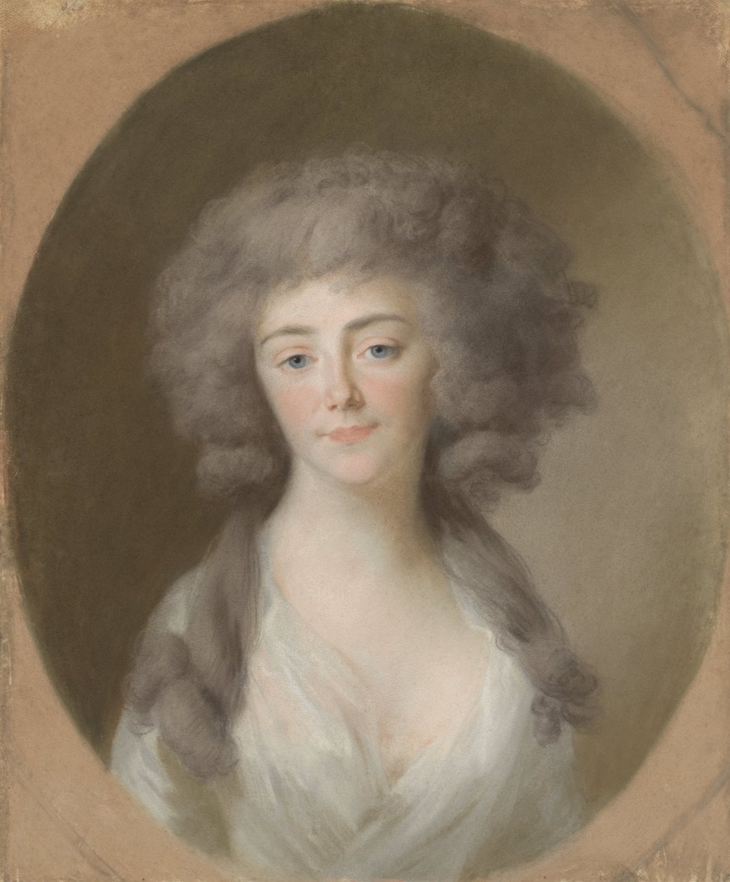 Louisa Isabella Alexandrina Augusta von Kirchberg (1772-1827). Hustru till Fredrik William, prins av Nassau-Weilburg, och svägerska till Augusta Maria Carolina av Nassau-Weilburg av Johann Friedrich August Tischbein
