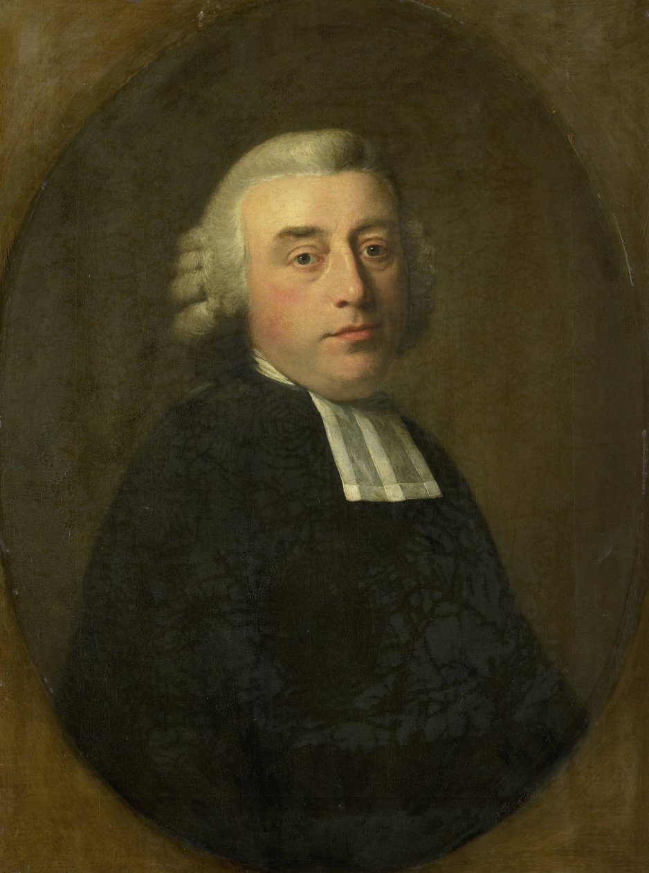 Porträtt av Antonius Kuyper, präst i Amsterdam av Johann Friedrich August Tischbein