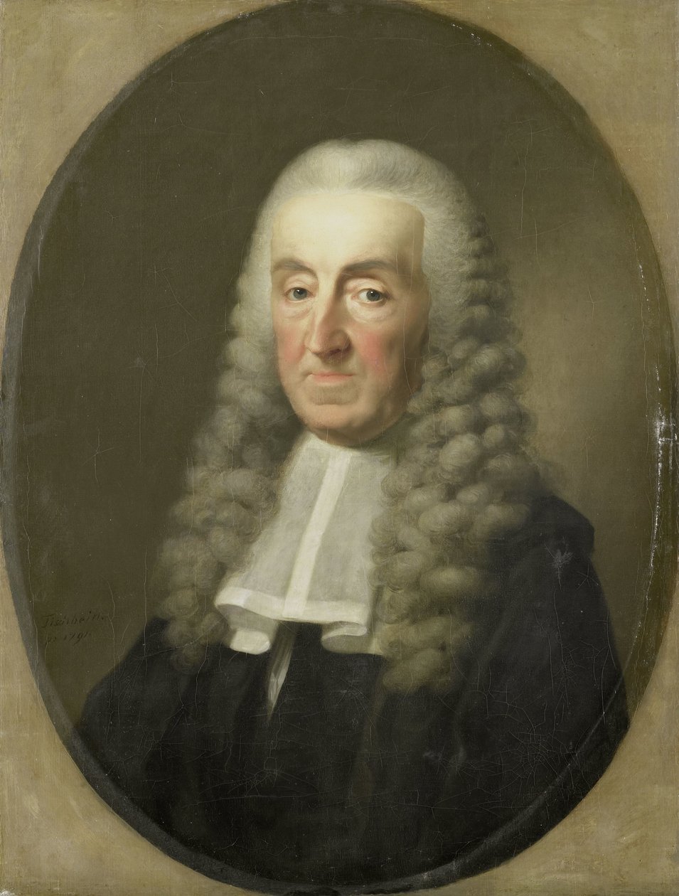 Porträtt av Jan van de Poll, borgmästare i Amsterdam av Johann Friedrich August Tischbein