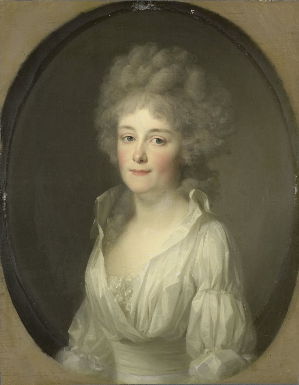 Porträtt av Johanna Ferdinanda van Collen, fru till Salomon Rendorp av Johann Friedrich August Tischbein