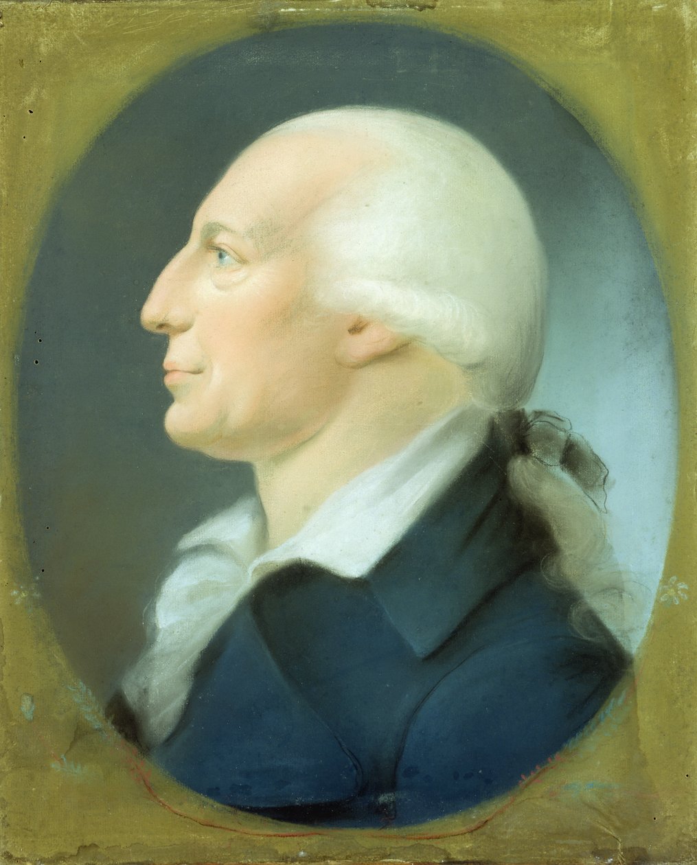 Porträtt av Reinhold Forster, ca 1780-04 av Johann Friedrich August Tischbein