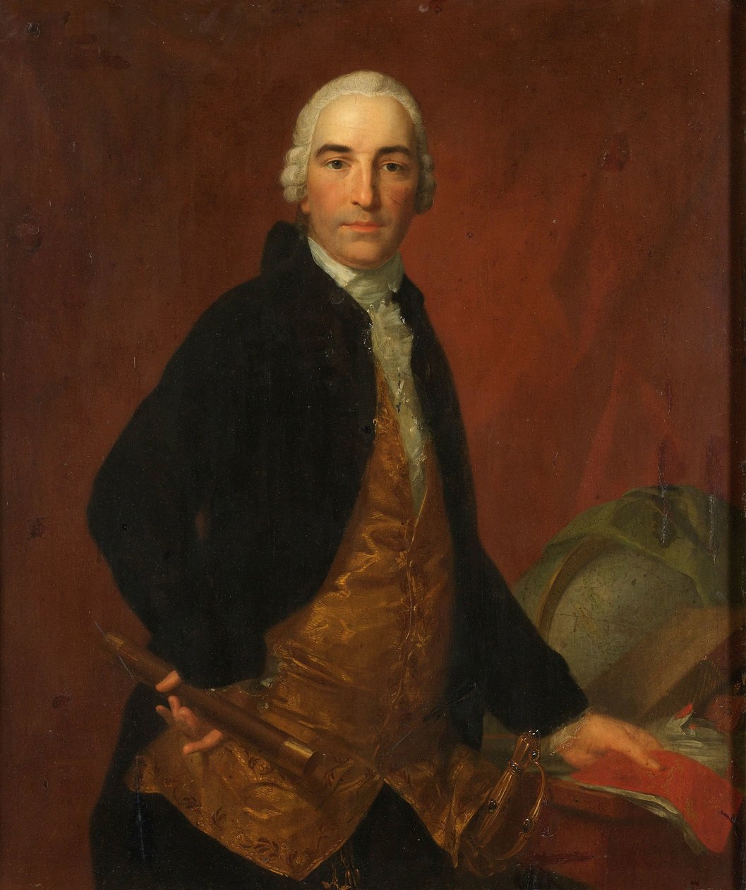 Porträtt av Willem Arnold Alting, generalguvernör för Holländska Ostindiska kompaniet av Johann Friedrich August Tischbein