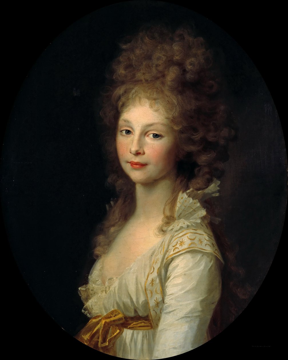 Prinsessan Frederica Charlotte av Preussen 1767-1820, 1797-1798. av Johann Friedrich August Tischbein