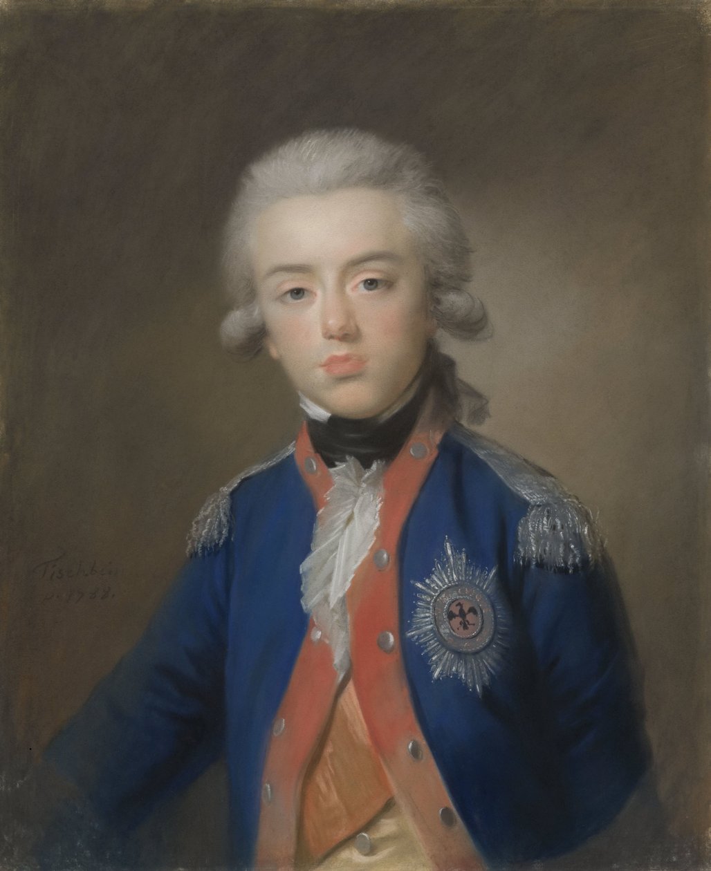 Willem George Frederik (Frederik; 1774-99), prins av Orange-Nassau. Son till prins William V av Johann Friedrich August Tischbein