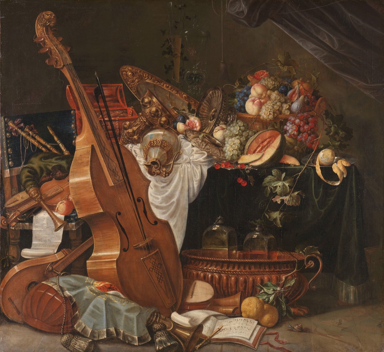 Fortfarande liv av Johann Friedrich Grueber