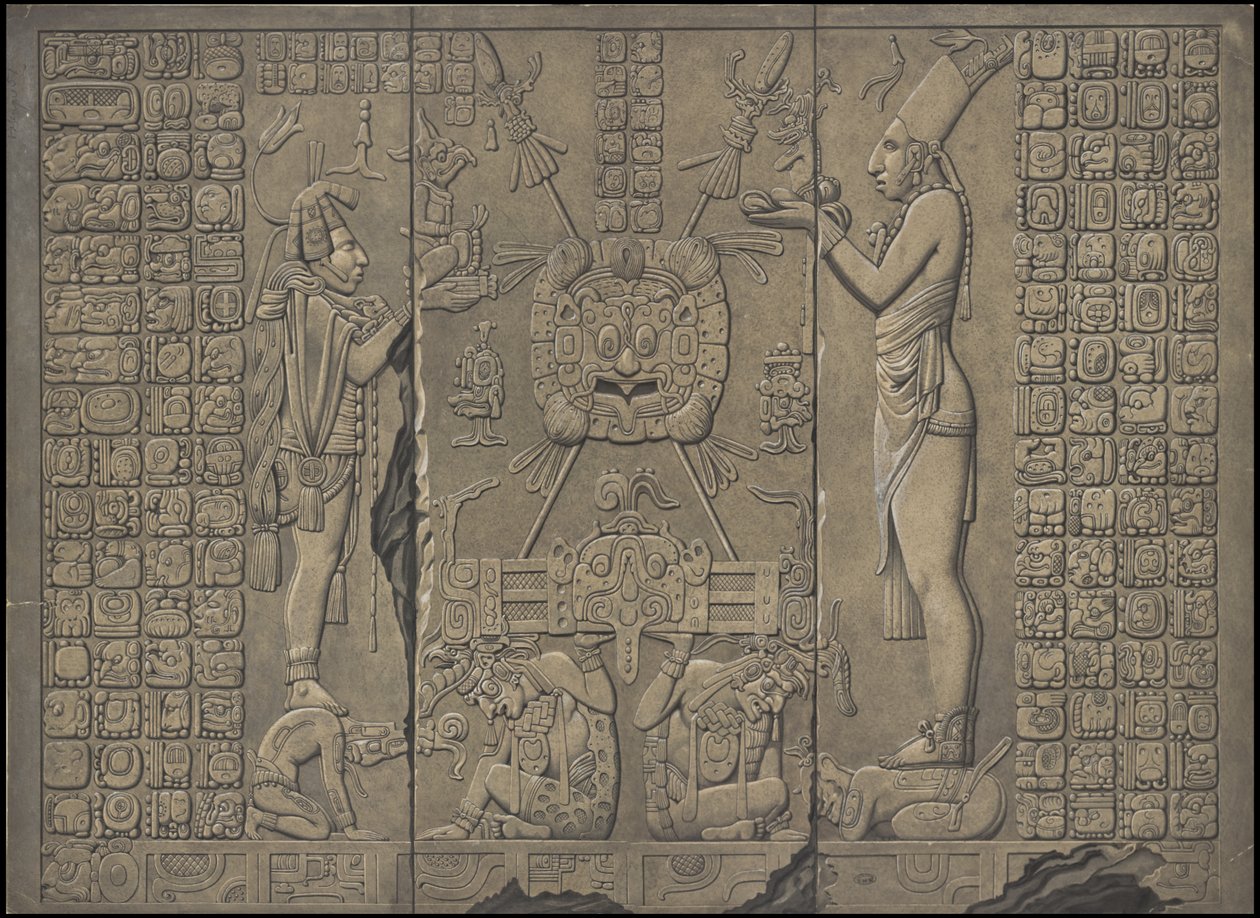 En samling av Waldecks ursprungliga konstverk från Mesoamerika, Box 20 av 22 av Johann Friedrich Maximilian von Waldeck