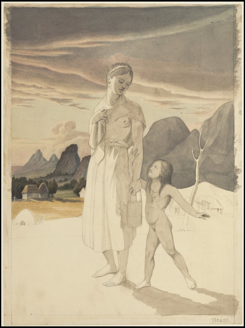 En samling av Waldecks originalkonstverk från Mesoamerika, ruta 3 av 22 av Johann Friedrich Maximilian von Waldeck