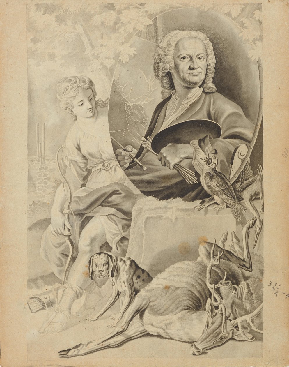 Frontispiz av Johann Georg Bergmuller