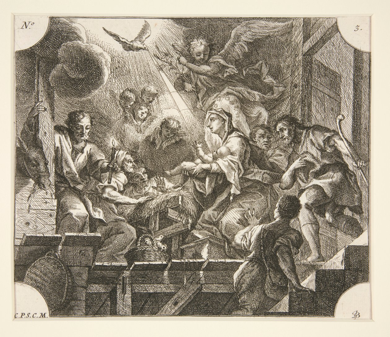 Nativity av Johann Georg Bergmuller