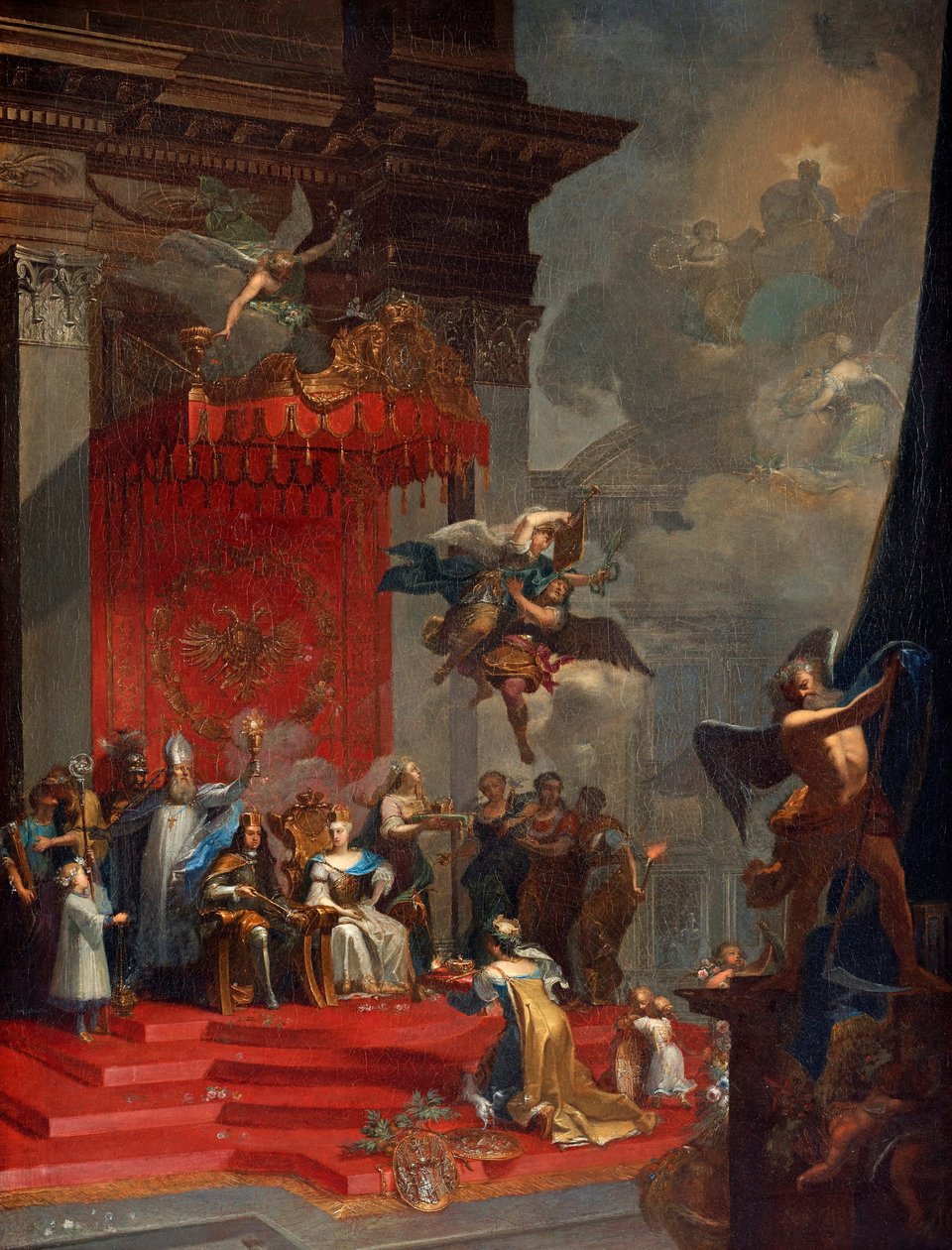 Heliga romerska kejsarinnan Elisabeth Christine av Johann Georg Böhm the Elder