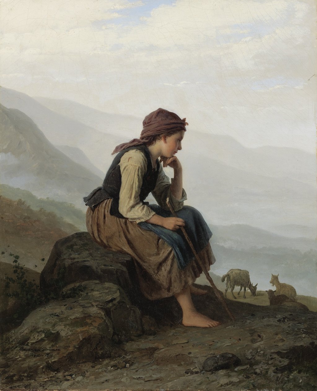 Den lilla getskötaren av Johann Georg Meyer