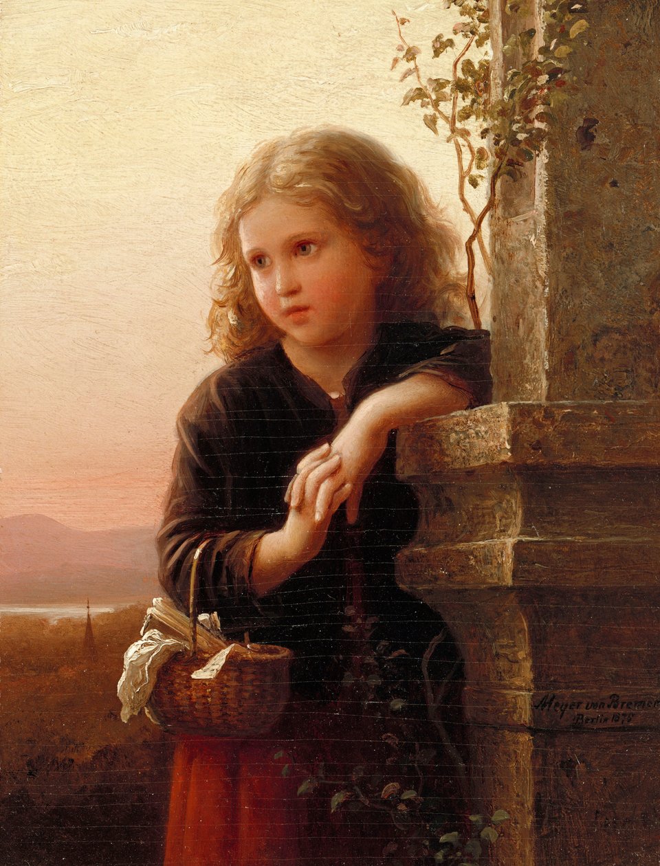 Bondflickan, 1875 av Johann Georg Meyer von Bremen
